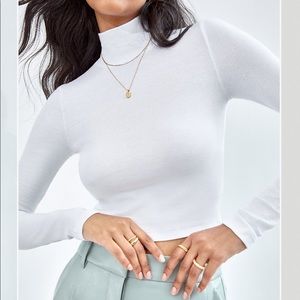 Aritzia Cropped Knit Turtleneck